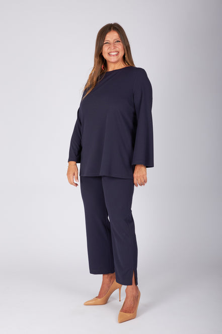 Maglia Stella scuba crepe navy