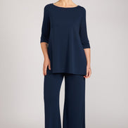 Maglia Thea fluida navy