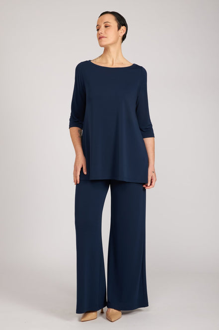 Maglia Thea fluida navy