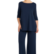 Maglia Thea fluida navy