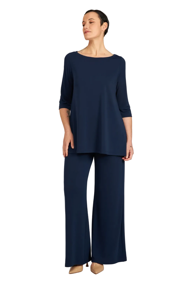 Maglia Thea fluida navy