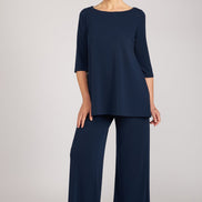 Maglia Thea fluida navy