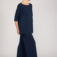 Maglia Thea fluida navy