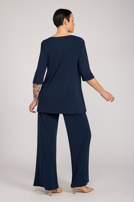 Maglia Thea fluida navy