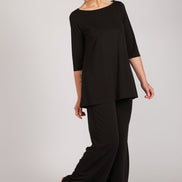 Maglia Thea fluida nera