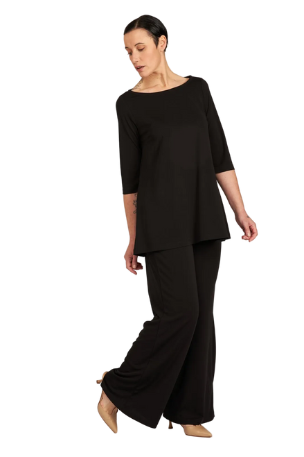 Maglia Thea fluida nera