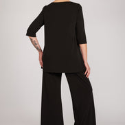 Maglia Thea fluida nera