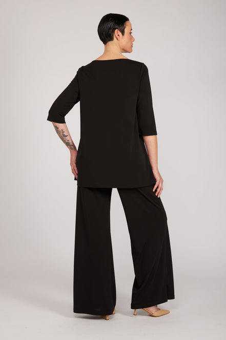 Maglia Thea fluida nera