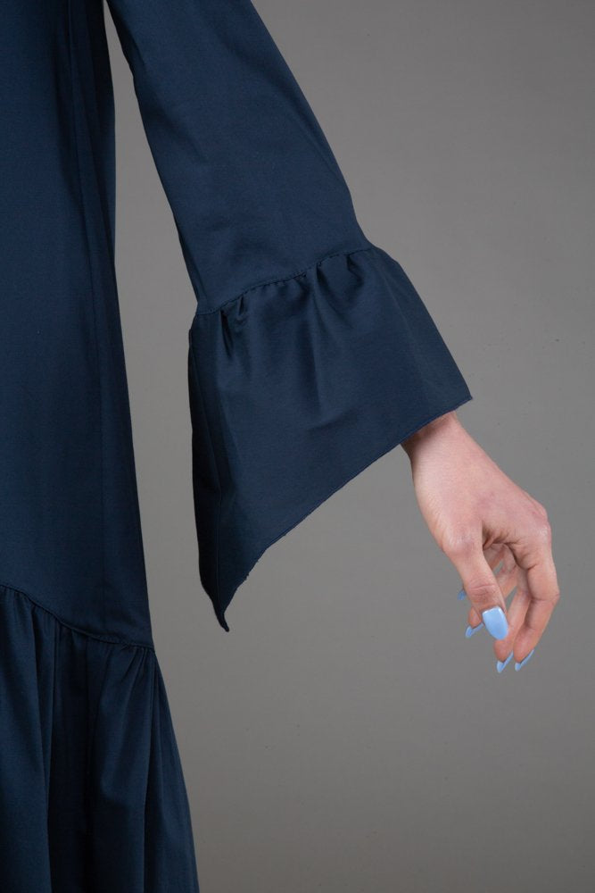 Saint Tropez Dress in Blue Cotton