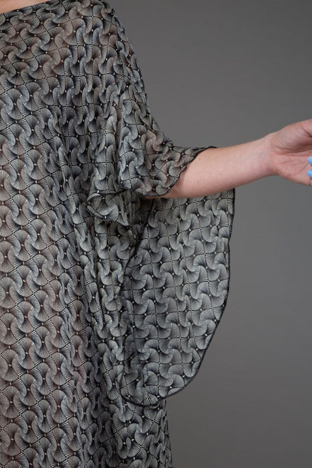 Ponza Dress in Printed Voile