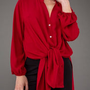 Camicia Vulcano Garza Rubino