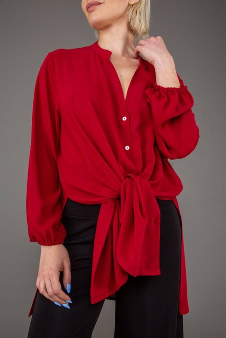 Camicia Vulcano Garza Rubino