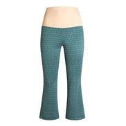 Panta Salina a trombetta jacquard fantasia ciclamino