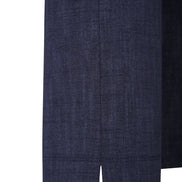 Panta Jackie cotone blu delavè con baschina