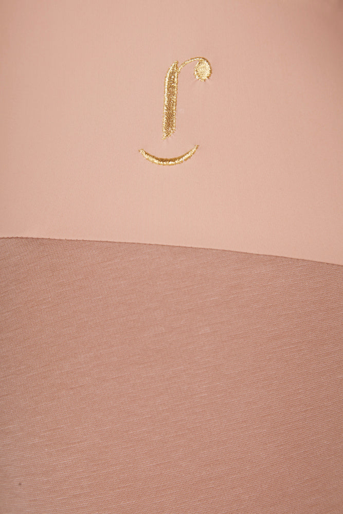 BB Trousers in Latte Cotton with Baschina Waistband
