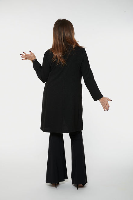 London Trousers in Black with Baschina Waistband
