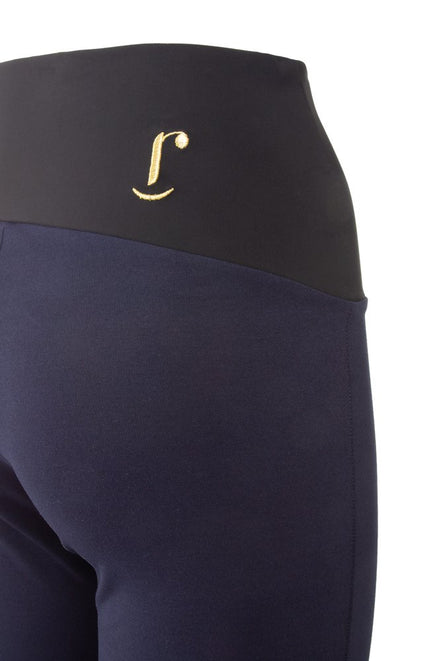Panta Audrey blu con baschina