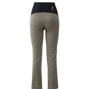Panta Audrey Jacquard militare con baschina