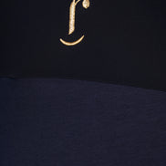 Panta Audrey punto milano cotone navy