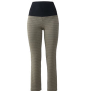 Panta Audrey Jacquard militare con baschina