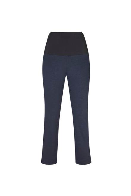 Panta BB in punto milano cotone navy