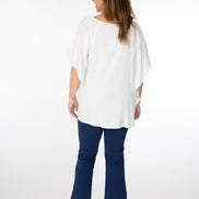 Panta BB cotone blu chiaro con baschina