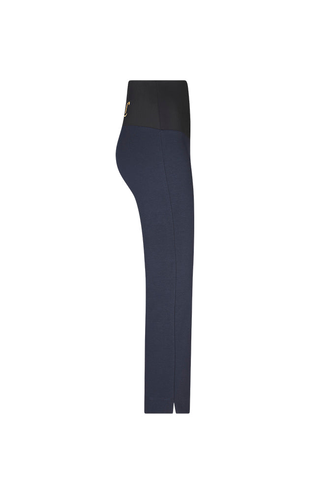Panta BB in punto milano cotone navy