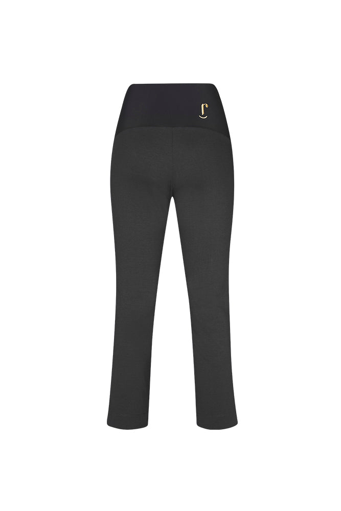 Panta BB in punto milano cotone nero