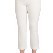 Panta BB in punto milano cotone bianco