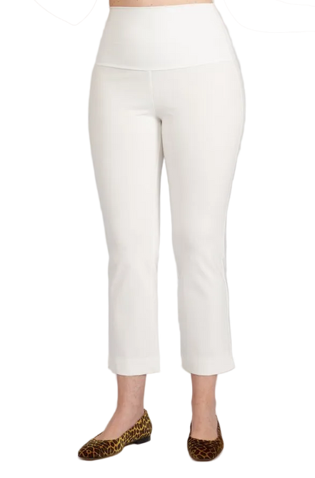 Panta BB in punto milano cotone bianco