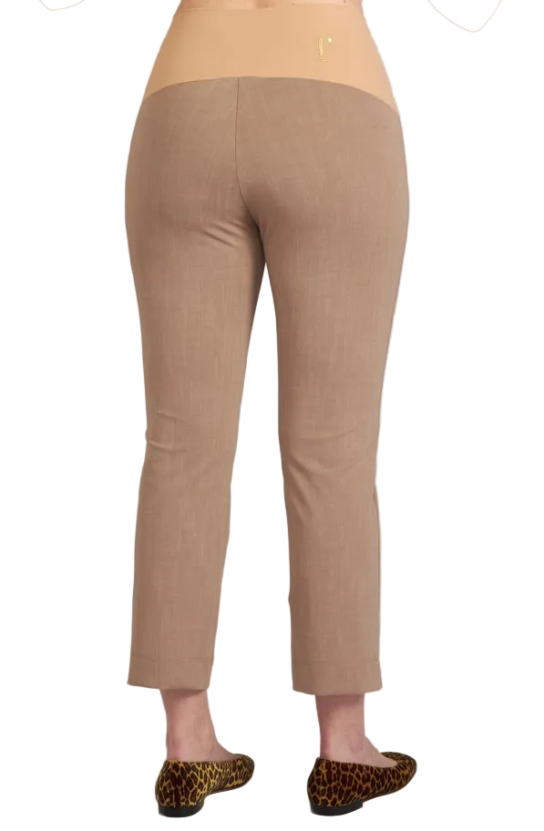 Panta BB  punto milano cotone cachi delavè