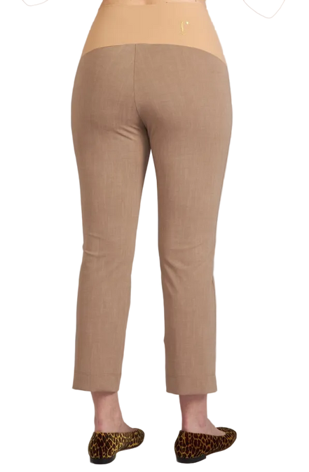 Panta BB  punto milano cotone cachi delavè