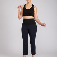 Panta BB in punto milano cotone nero