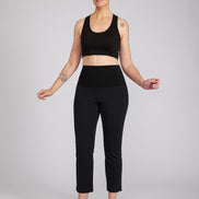Panta BB in punto milano cotone nero