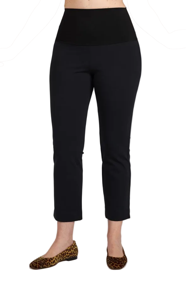 Panta BB in punto milano cotone nero