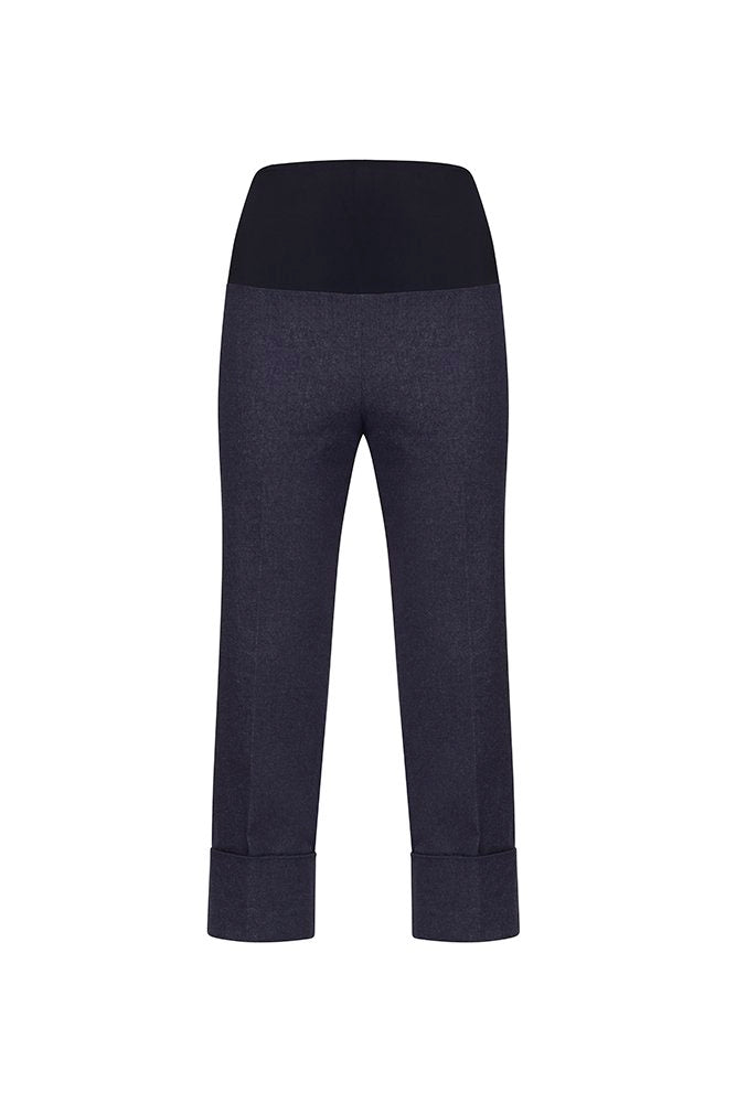 Panta Havana jeans blu con baschina