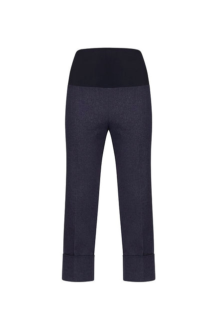 Panta Havana jeans blu con baschina