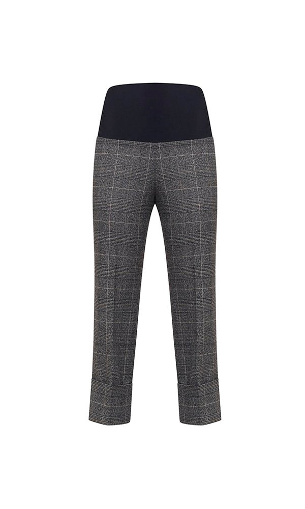 Panta Havana galles lurex grigio con baschina