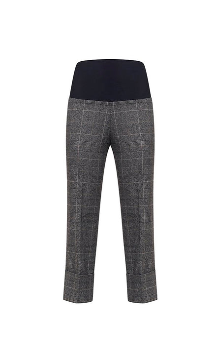 Panta Havana galles lurex grigio con baschina