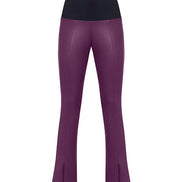 Panta donna in ecopelle viola con spacchi frontali – Panta NY