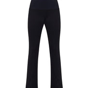 Panta Ny con spacchi frontali in punto Milano nero