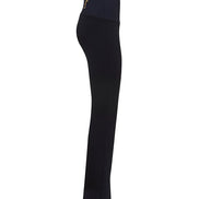 Panta Ny con spacchi frontali in punto Milano nero