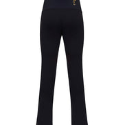 Panta Ny con spacchi frontali in punto Milano nero