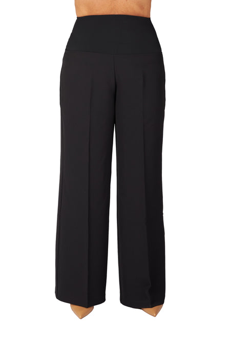 Panta Firenze crepe cady nero