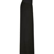 Panta Firenze crepe satin nero con baschina