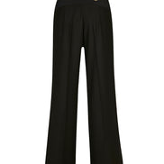 Panta Firenze crepe satin nero con baschina