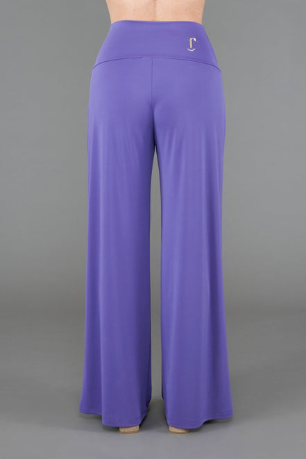 Panta Firenze fluido viola con baschina