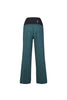 Panta Firenze gessato verde con baschina