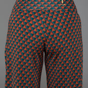 Panta Firenze in jersey fantasia con baschina