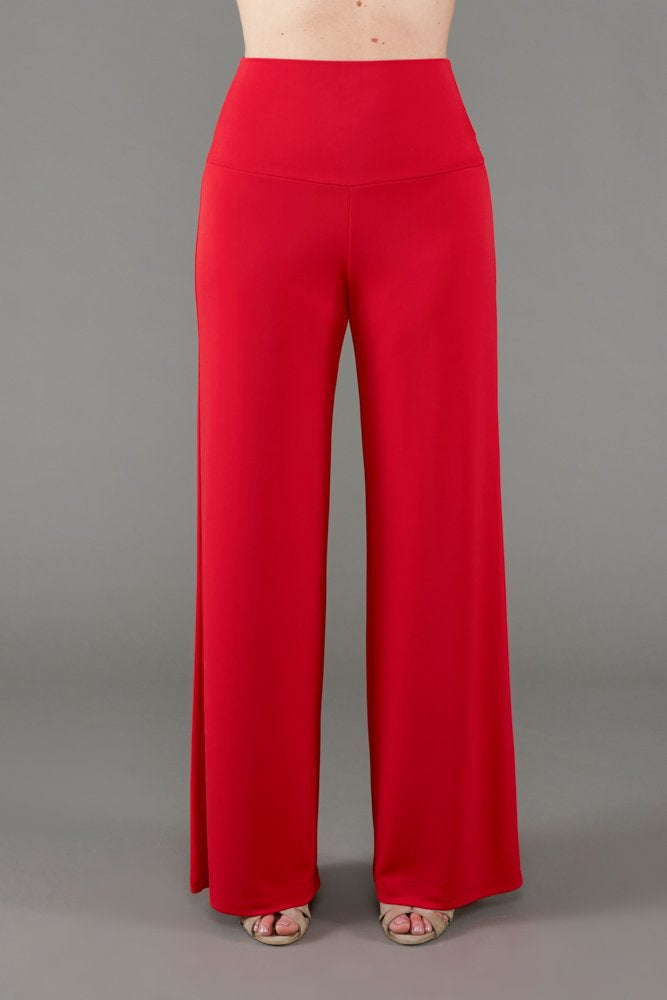 Panta Firenze fluido rosso con baschina